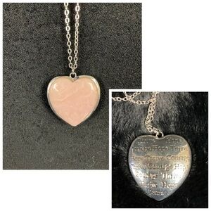 Dress Barn Silver-tone Necklace with Heart Pendant